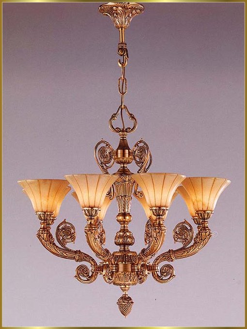 Alabaster Chandeliers Model: RL 1557-80